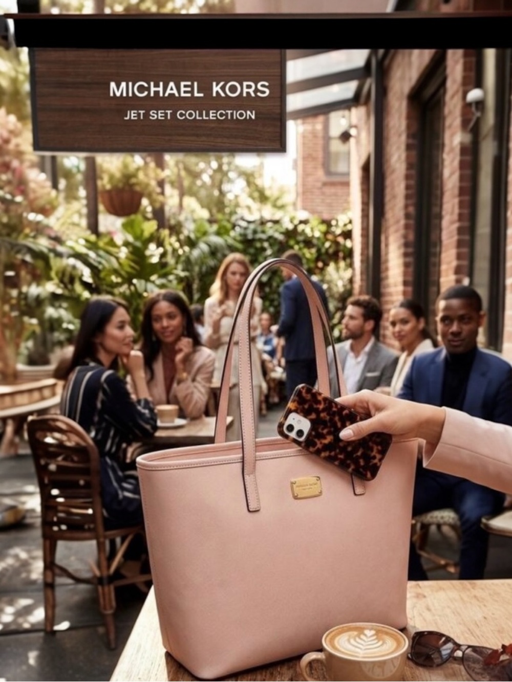 Michael Kors Jet Set Carryall Tote - Blush Pink - Authenticated